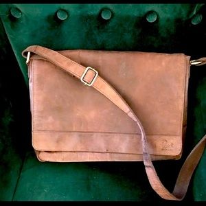 Leather Messenger Bag